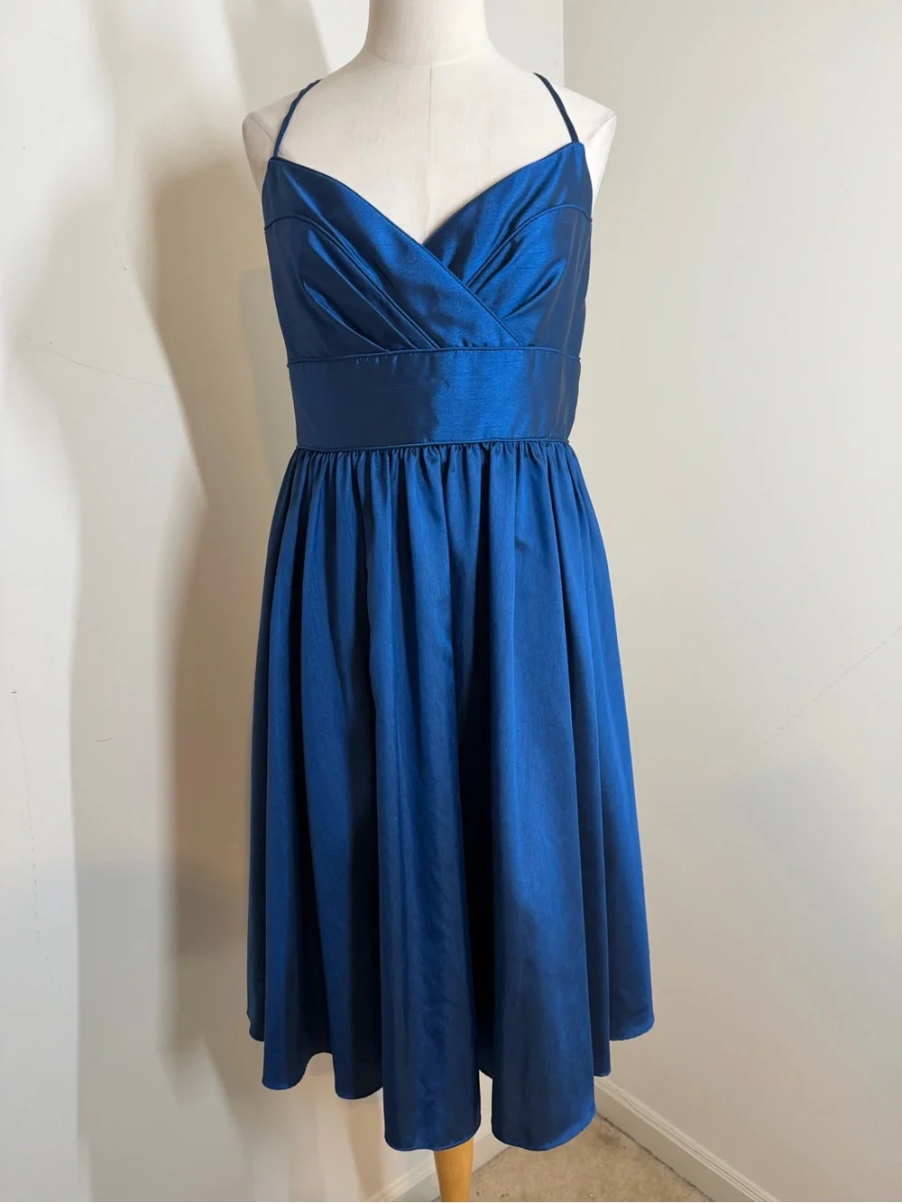 WTOO by Watters & Watters -SZ 10- Blue Formal Fit & Flare Dress